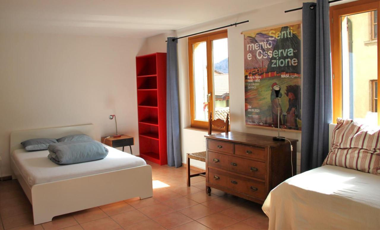 Casa Al Sasso Villa Bedigliora ภายนอก รูปภาพ