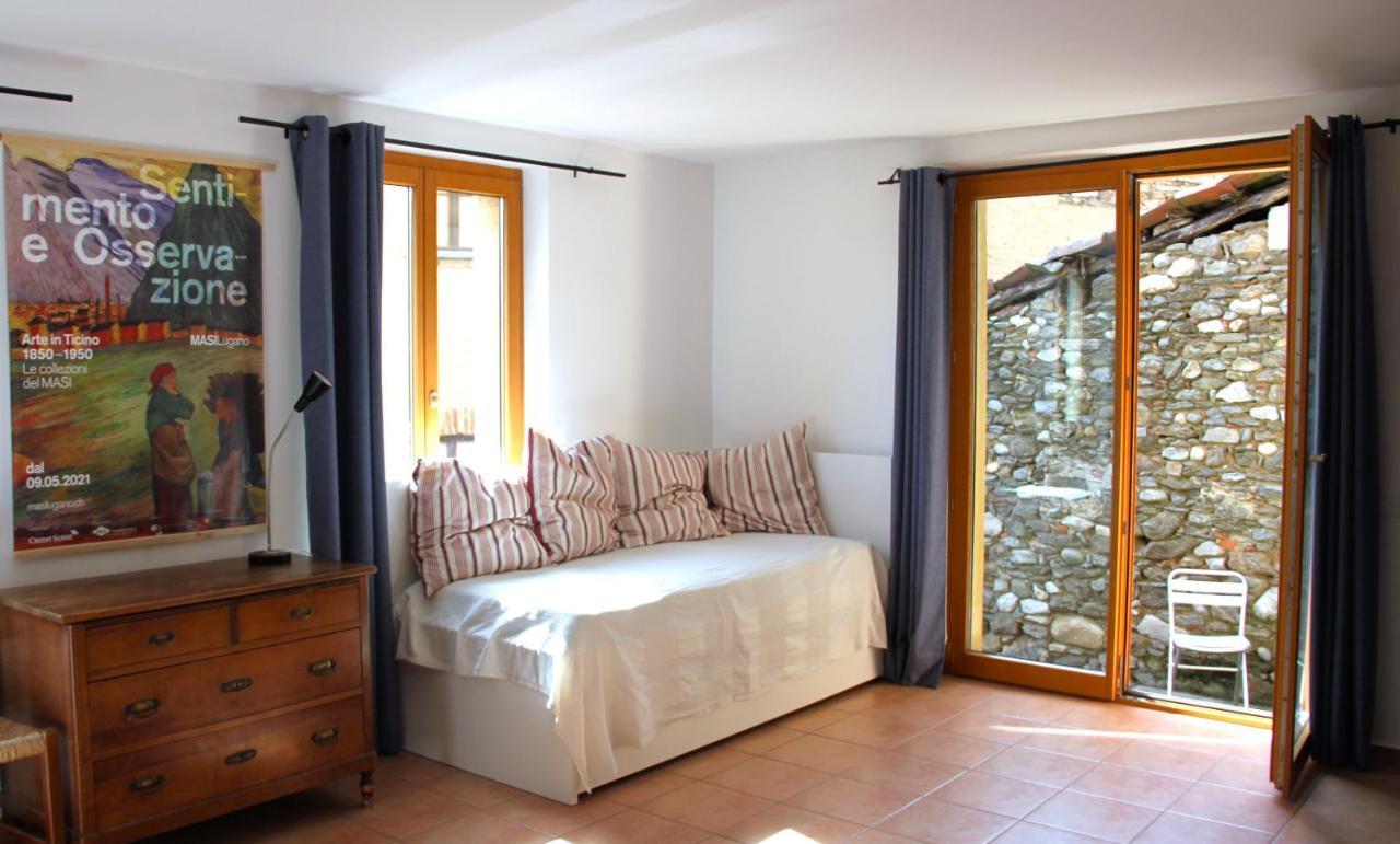 Casa Al Sasso Villa Bedigliora ภายนอก รูปภาพ