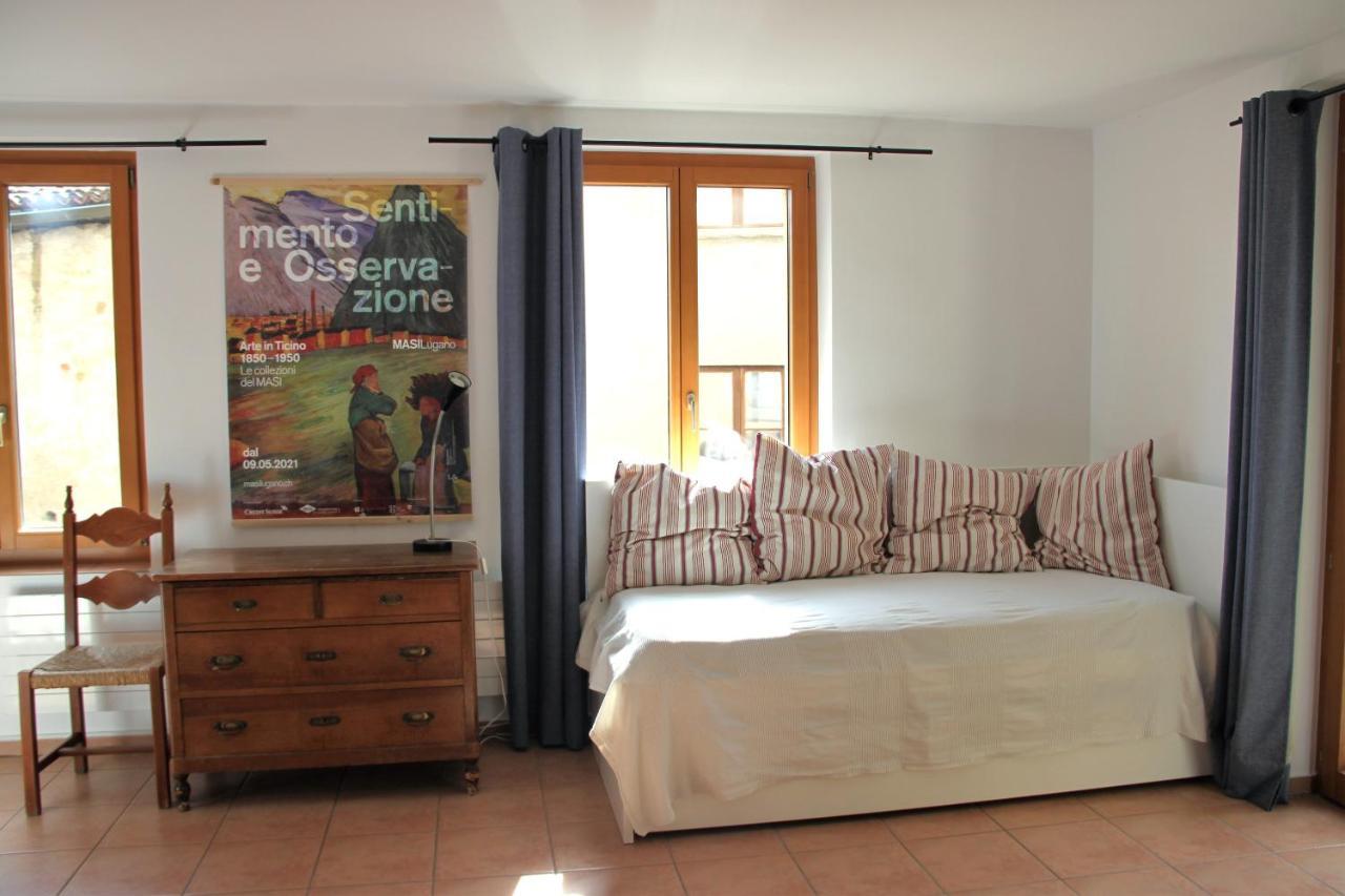 Casa Al Sasso Villa Bedigliora ภายนอก รูปภาพ